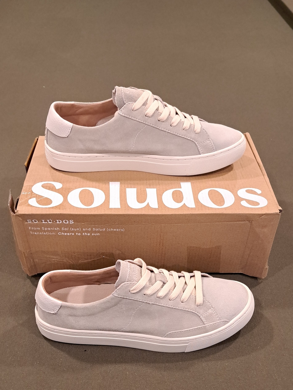 Soludos The Ibiza Classic Sneaker - Color: Stucco Grey - Size: Men 9 - Picture 2 of 10